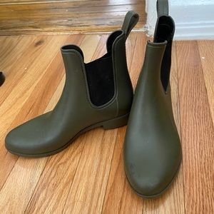 Olive Rain Booties
